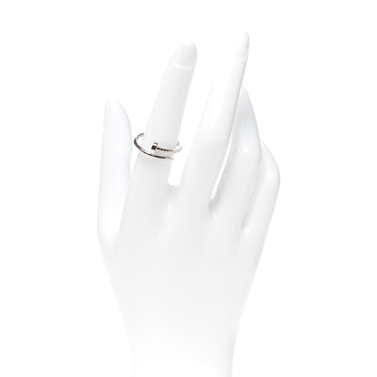 Cartier 18K White Gold Small Juste Un Clou Ring 55 7.25 2 of 6