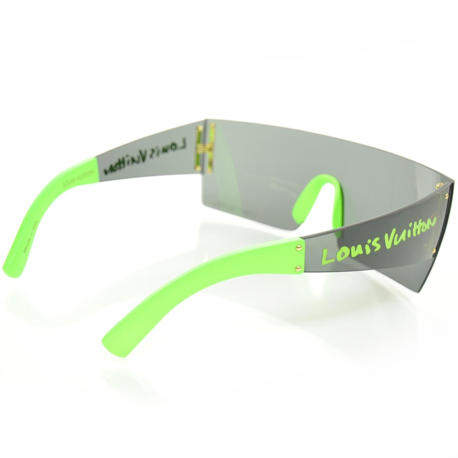 Louis Vuitton Graffiti Sunglasses Neon Green 2 of 7