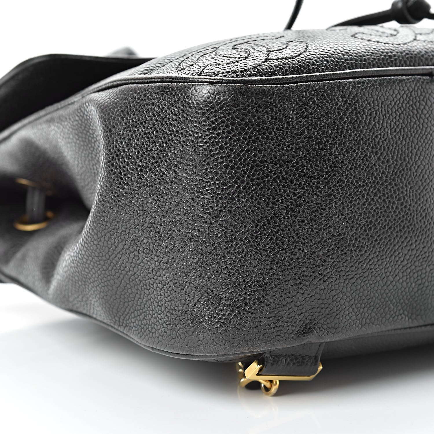 Chanel Caviar CC Backpack Black 9 of 10