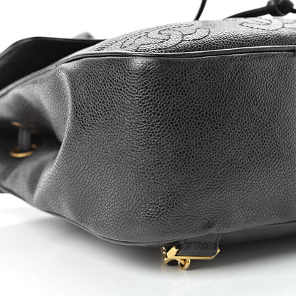 Chanel Caviar CC Backpack Black 9 of 10