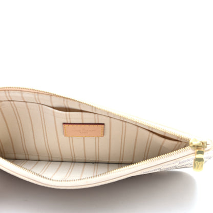 Louis Vuitton Damier Azur Neverfull MM GM Pochette 5 of 6