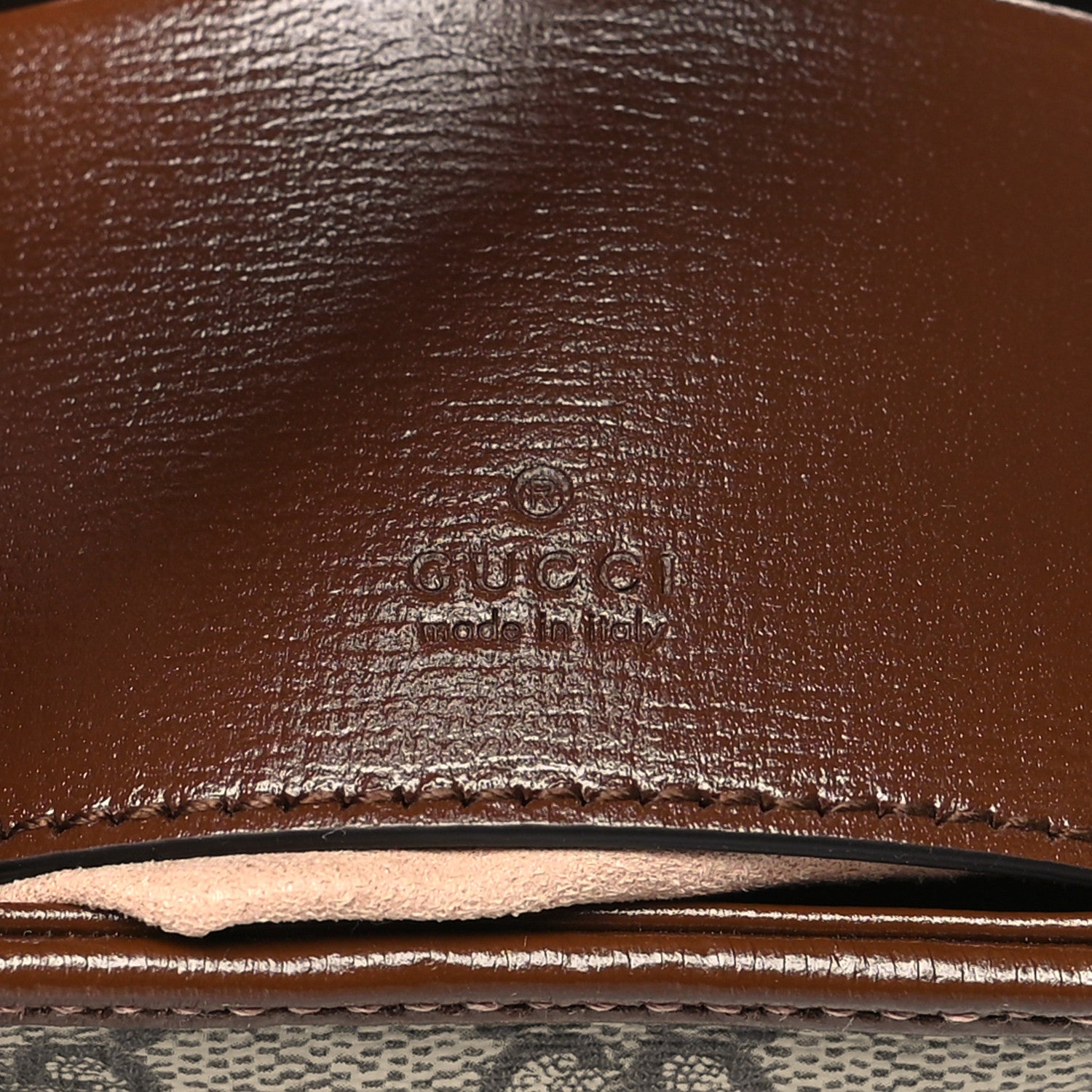 Gucci GG Supreme Monogram Azalea Calfskin Web Mini Jackie 1961 Hobo Beige Ebony Brown Sugar 6 of 11