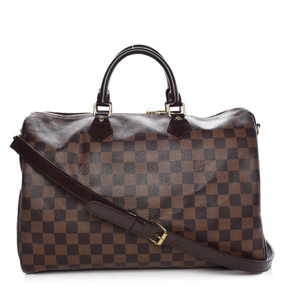 Louis Vuitton Damier Ebene Speedy Bandouliere 35 1 of 12