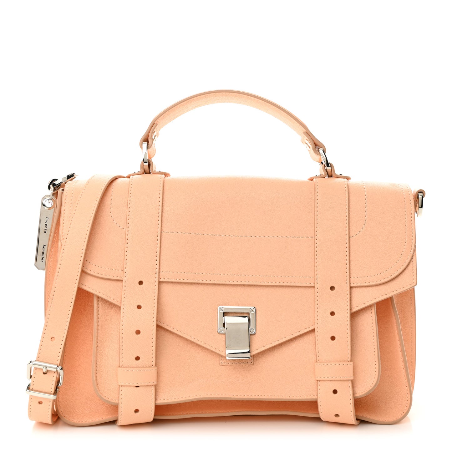 Lambskin Medium PS1 Satchel Peach