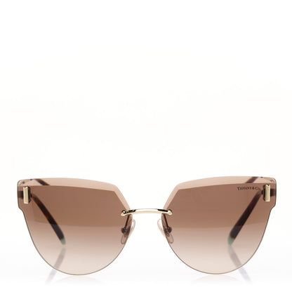 Tiffany Acetate Metal TF3070 Cat Eye Sunglasses Havana Blue 3 of 16