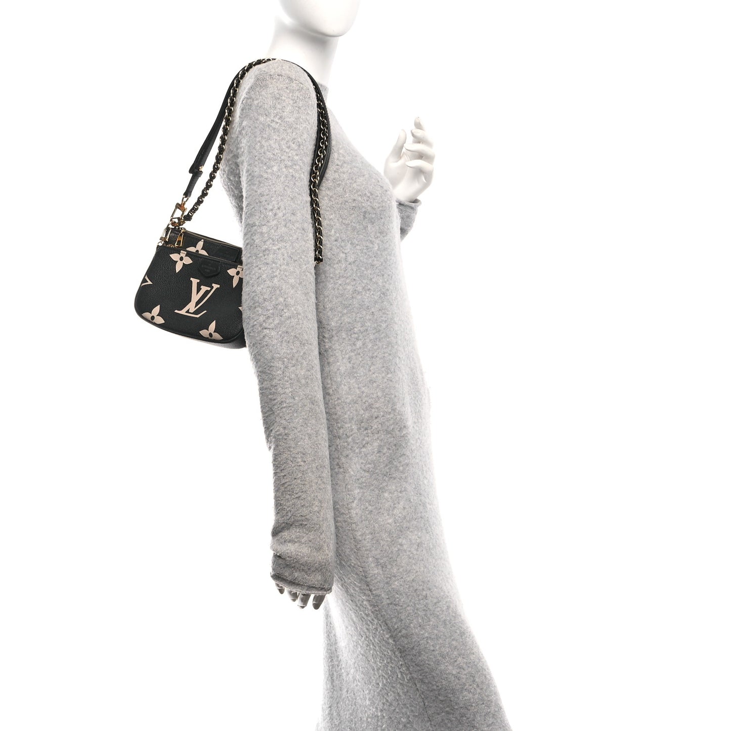 Empreinte Monogram Giant Multi Pochette Accessories Black Beige