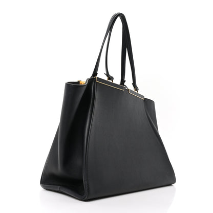 Fendi Vitello Elite Large 3Jours Tote Black 3 of 10