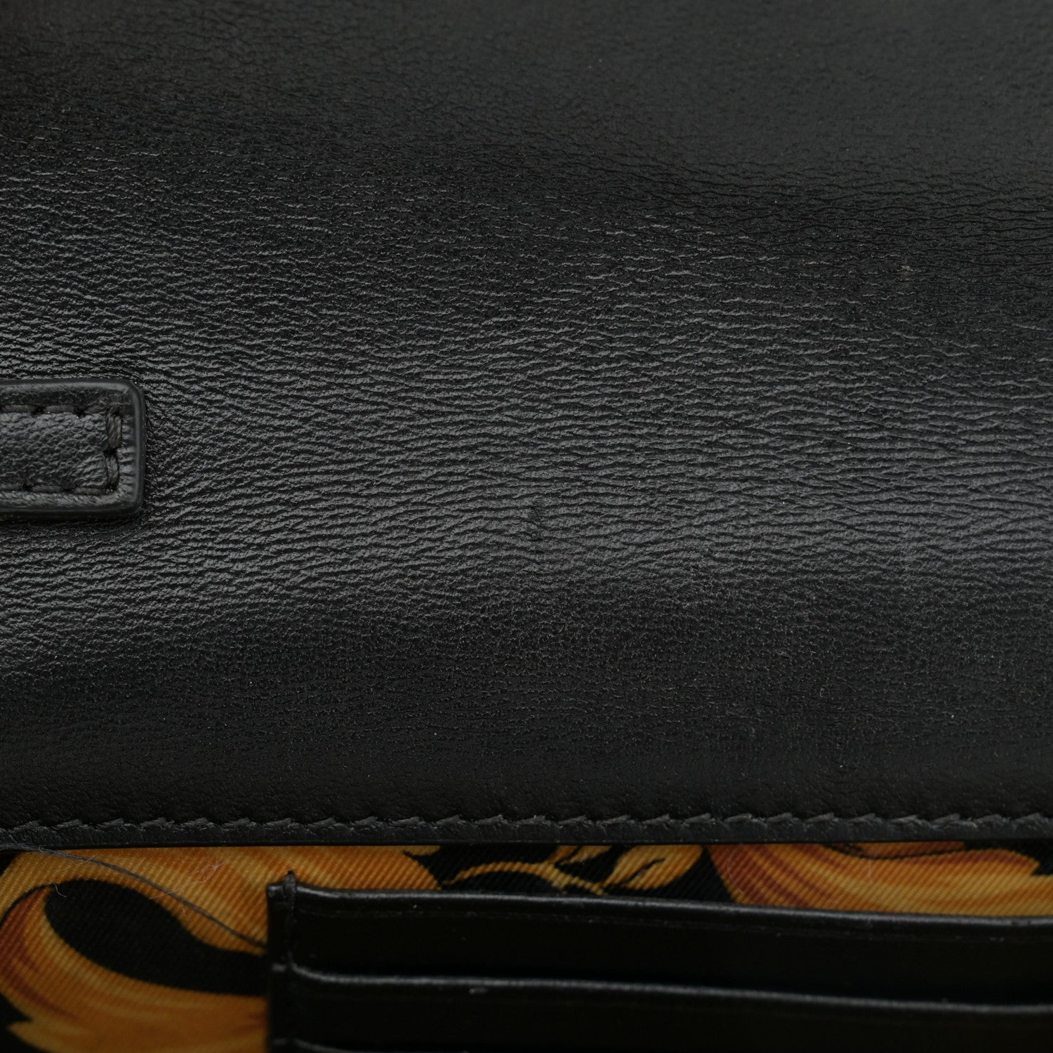 Versace Nappa Quilted Virtus V Evening Bag Black 12 of 13