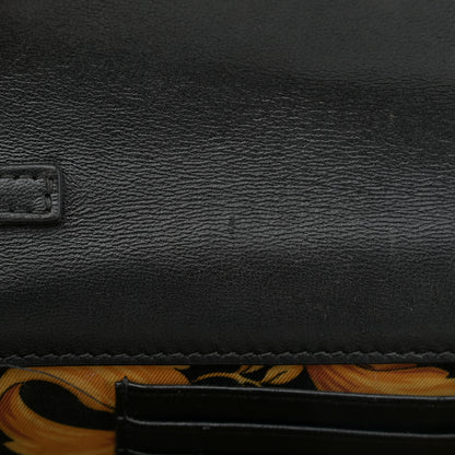 Versace Nappa Quilted Virtus V Evening Bag Black 12 of 13