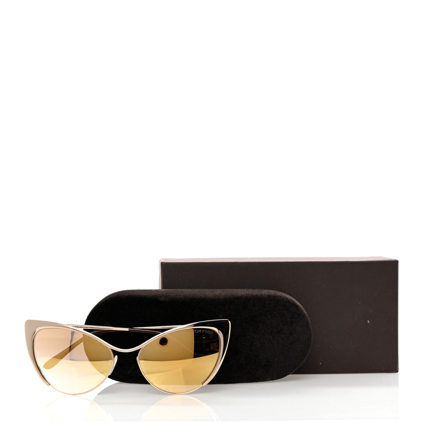 Nastasya Cat Eye Sunglasses TF304 Gold