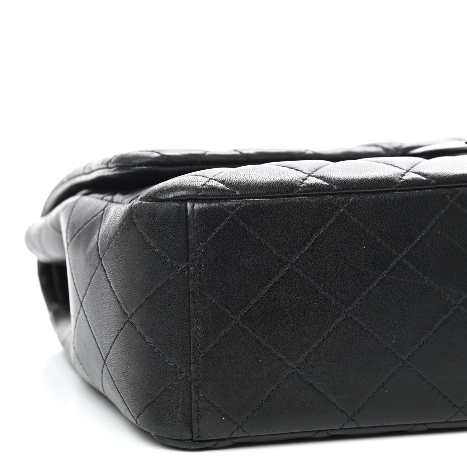 Chanel Lambskin Quilted Maxi Double Flap Black 5 of 8