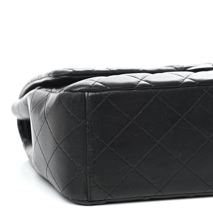 Chanel Lambskin Quilted Maxi Double Flap Black 5 of 8