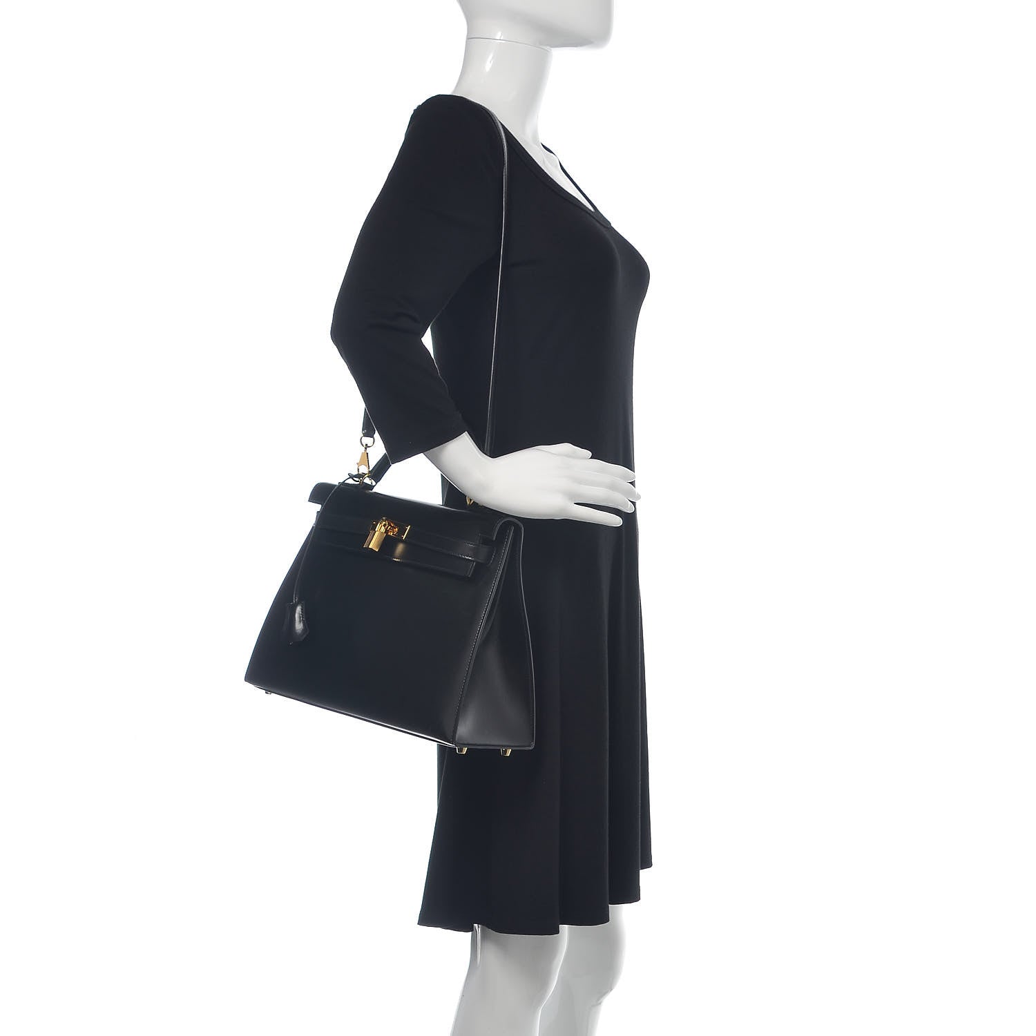 Hermes Box Kelly Sellier 32 Black 2 of 32