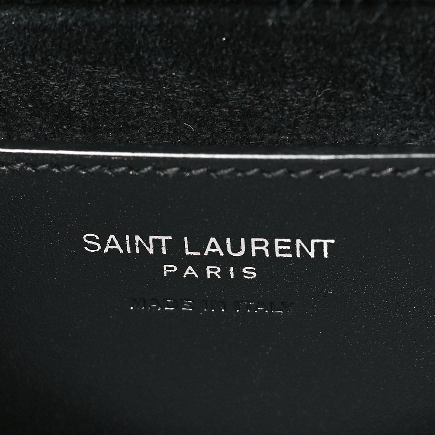 Saint Laurent Calfskin Monogram Take Away Box Black 6 of 10