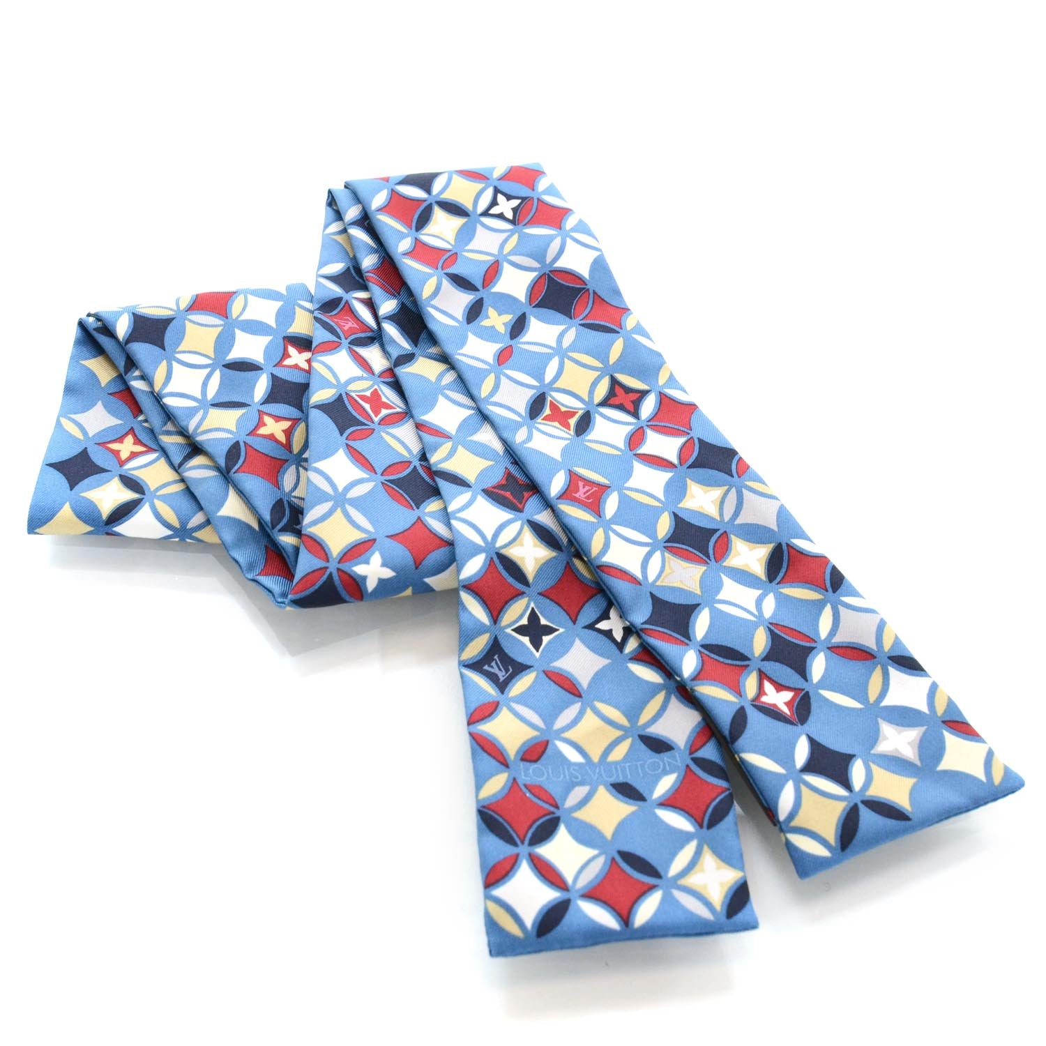 Louis Vuitton Silk Bandeau Headband SCARF Etoile 4 of 4