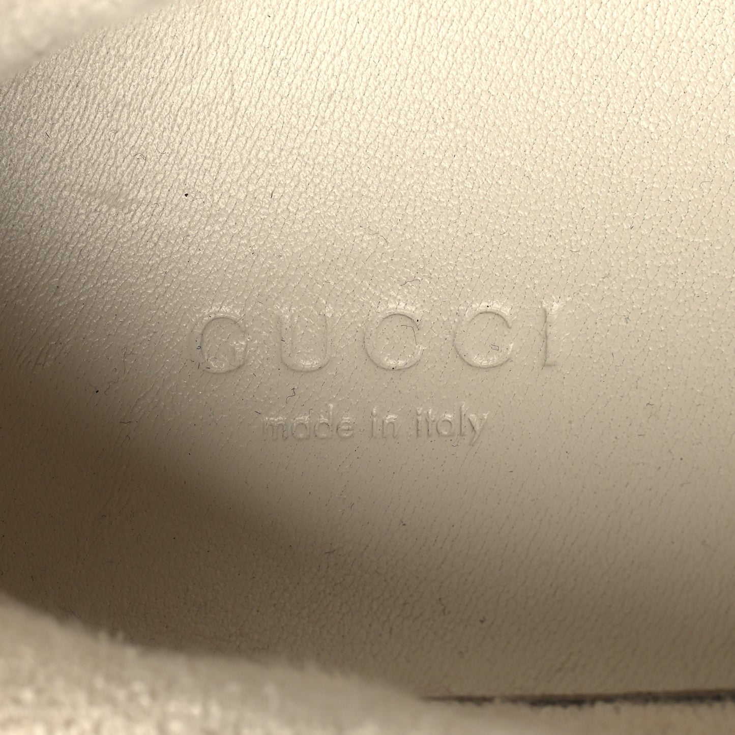 Calfskin GG Supreme Crystals Web Screener Sneakers 36 Beige Ebony Wild Rose