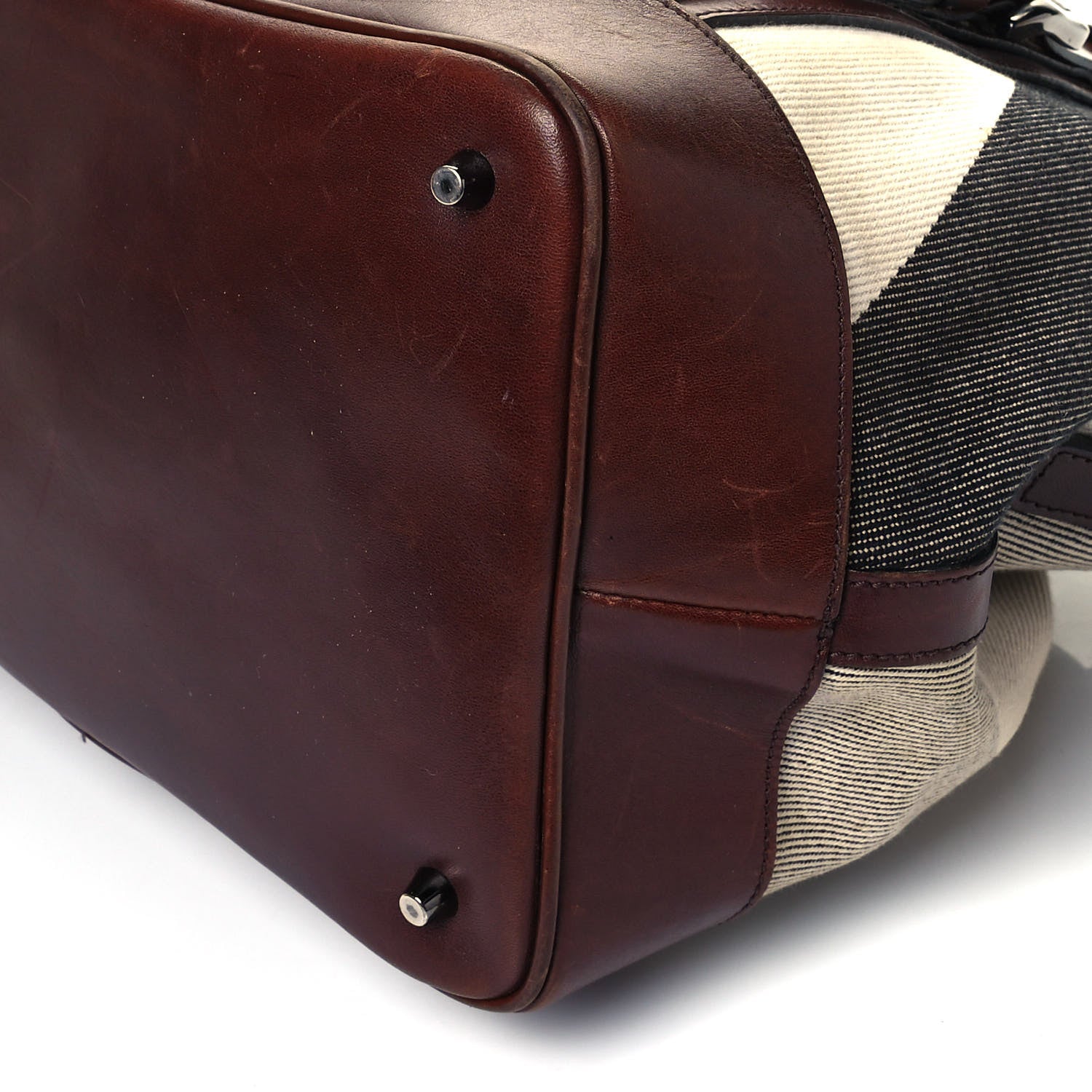 Burberry Canvas Mega Check Lowry Brown 9 of 9