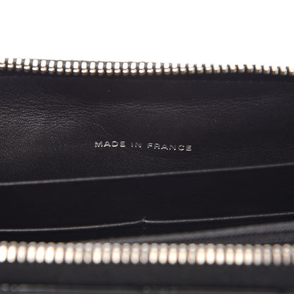 Chanel Patent Quilted Zip Around Wallet Black 7 of 9