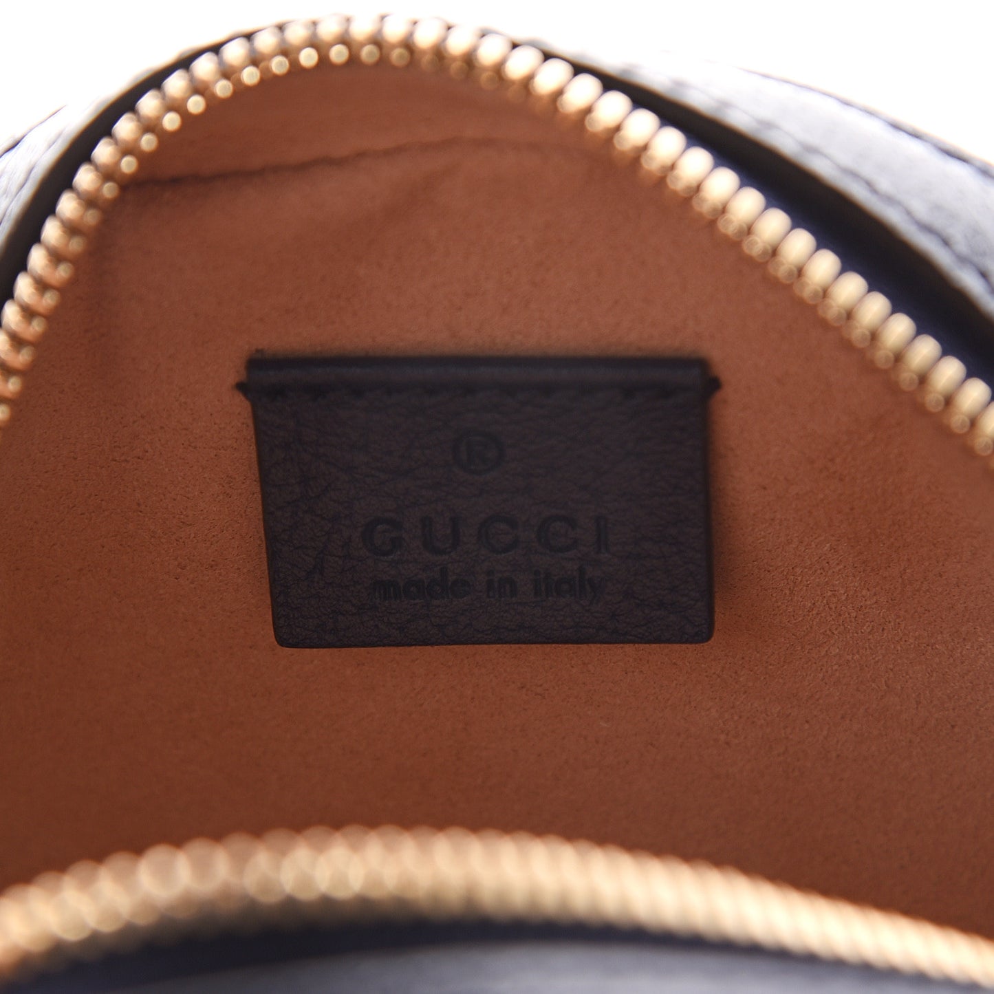 Soft Textured Calfskin Web Mini Ophidia Round Shoulder Bag Blue Agata
