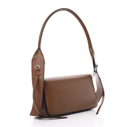 Prada City Calfskin Manuelle Shoulder Bag Cognac 3 of 10