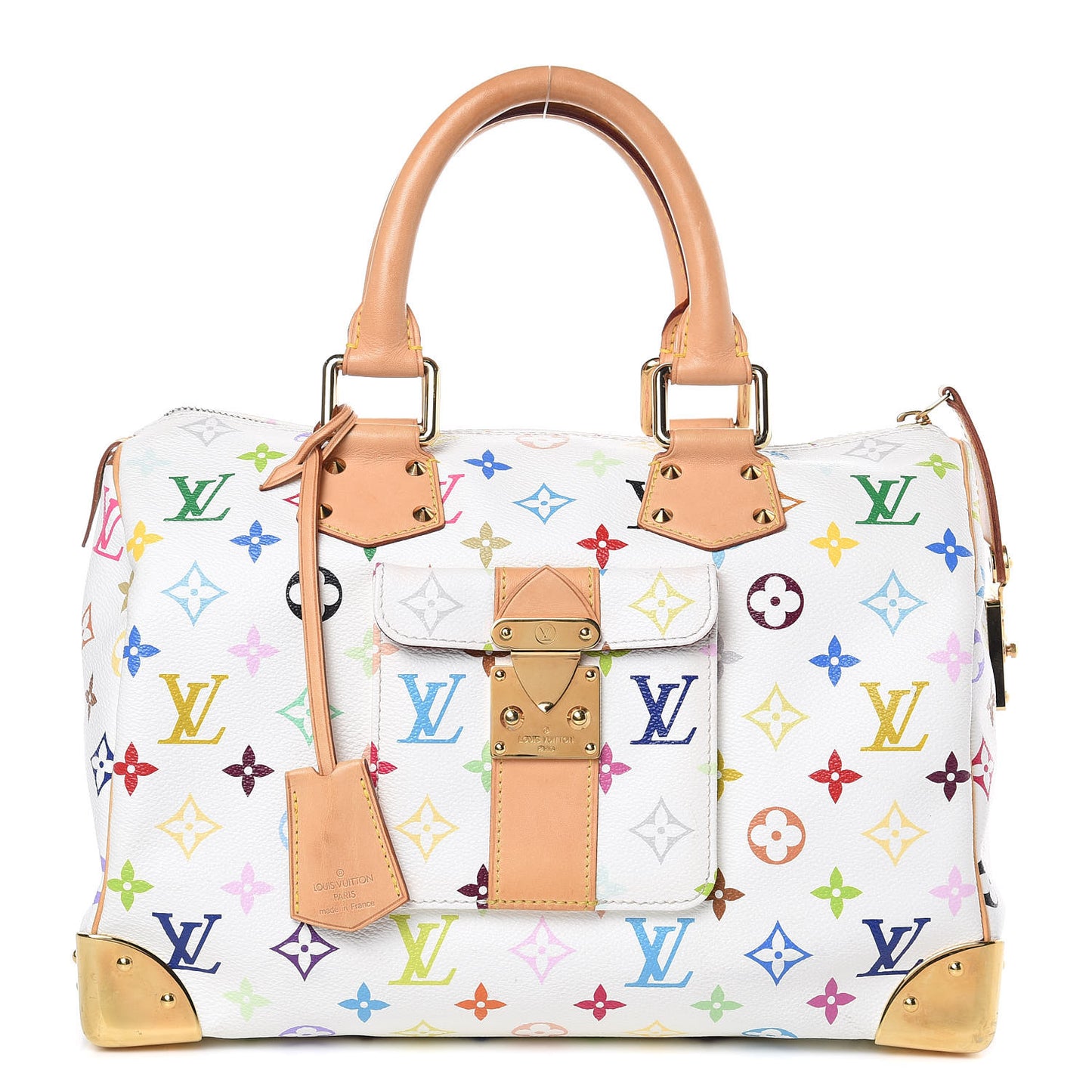 Monogram Multicolor Speedy 30 White