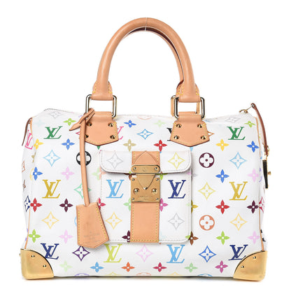 Louis Vuitton Monogram Multicolor Speedy 30 White 1 of 14