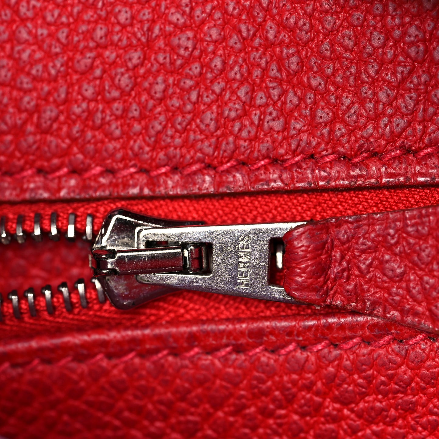 Buffle Skipper Birkin 35 Rouge Vif