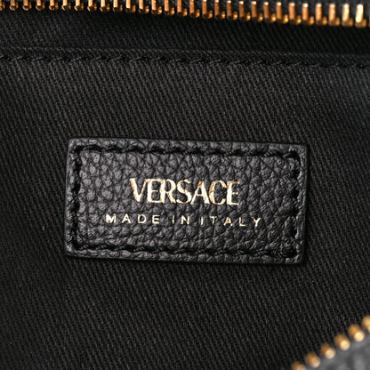 Versace Saffiano Virtus Small Bowling Bag Black 7 of 15