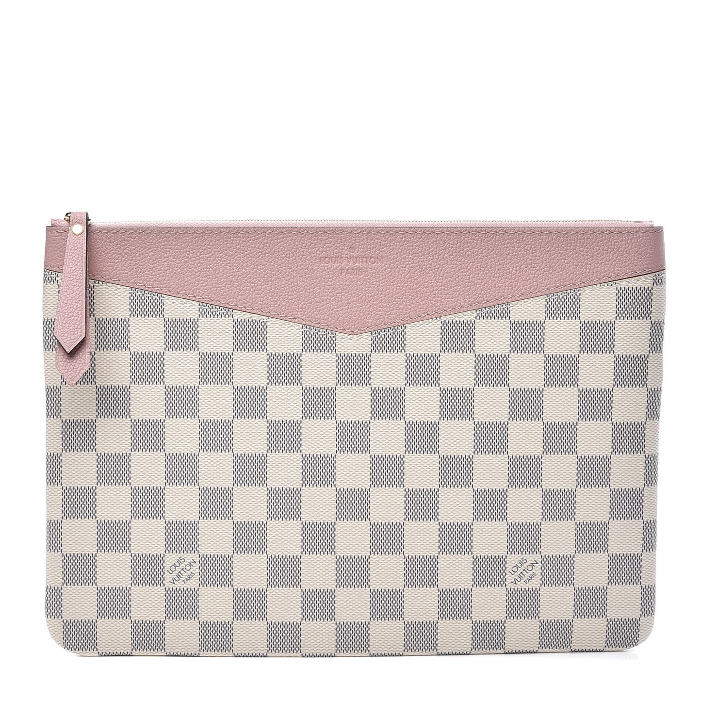 Damier Azur Daily Pouch Rose Poudre