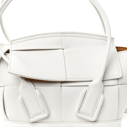 Bottega Veneta French Calfskin Maxi Intrecciato Mini Arco Bianco 8 of 11