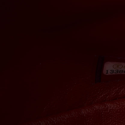 Chanel Patent Chevron Quilted Medium Single Flap Red 9 of 10