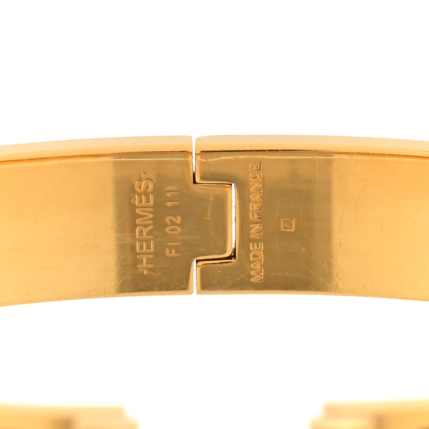 Matte Enamel Narrow Clic Clac HH Bracelet GM Black