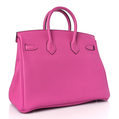 Hermes Togo Birkin 25 Rose Pourpre 3 of 9