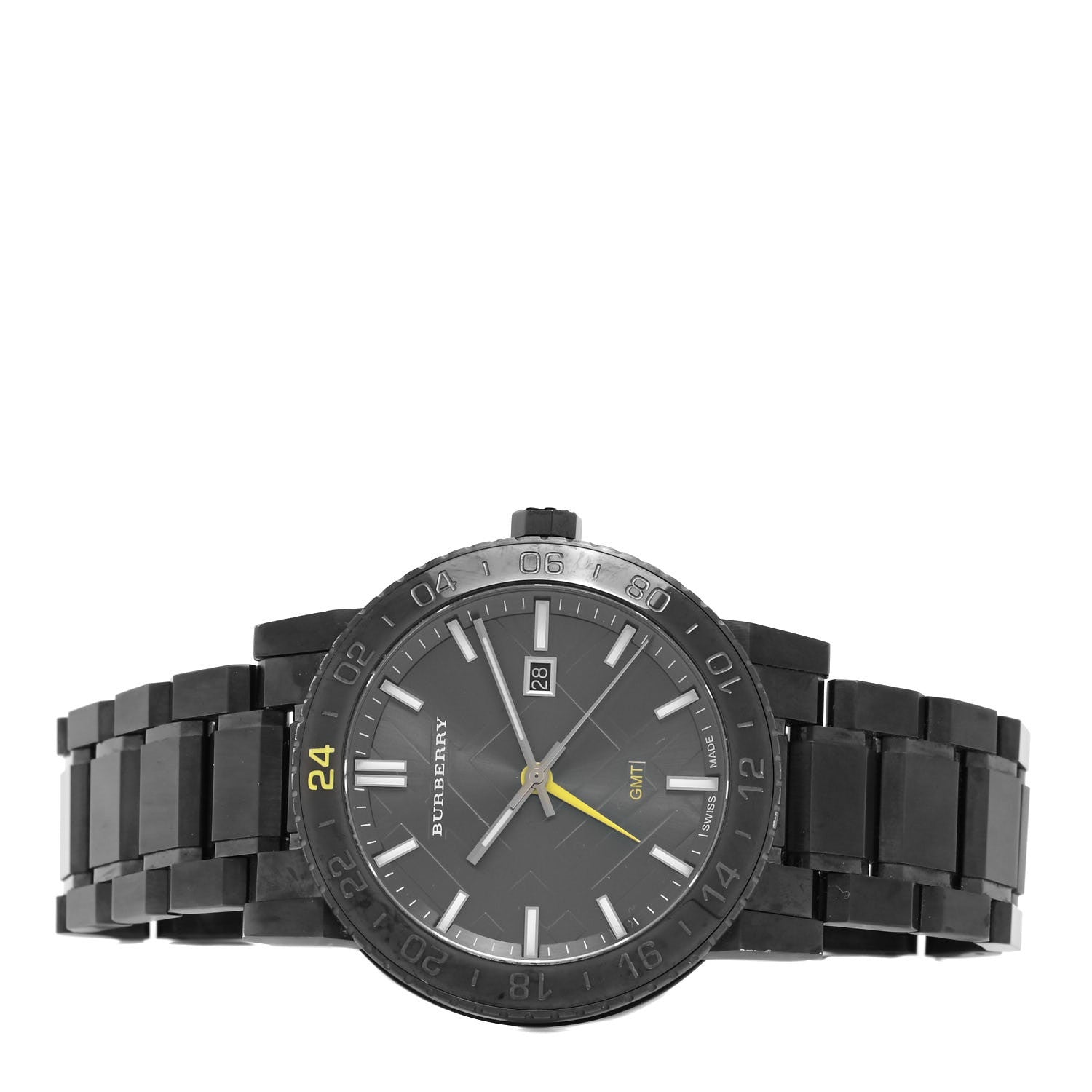 Burberry PVD Stainless Steel 43mm GMT The City Quartz Watch Black BU9340 2 of 5