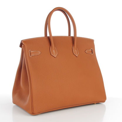 Hermes Togo Birkin 35 Gold 3 of 19