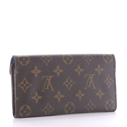 Louis Vuitton Monogram Josephine Wallet Blue 3 of 13