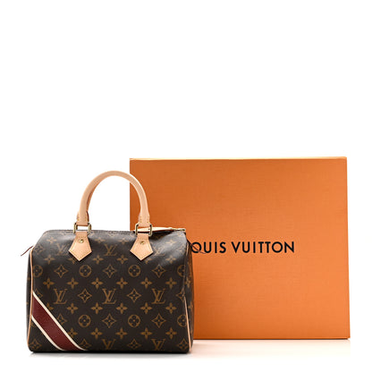 Louis Vuitton Monogram My LV Heritage Speedy 25 Burgundy Ivory 10 of 10