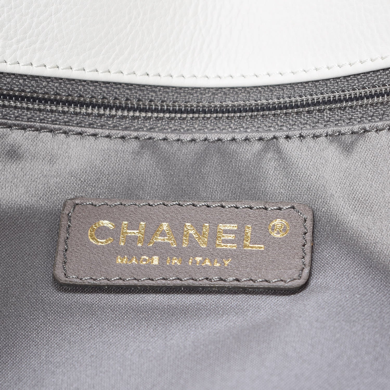 Chanel Calfskin Metal Mosaic Flap White 6 of 15
