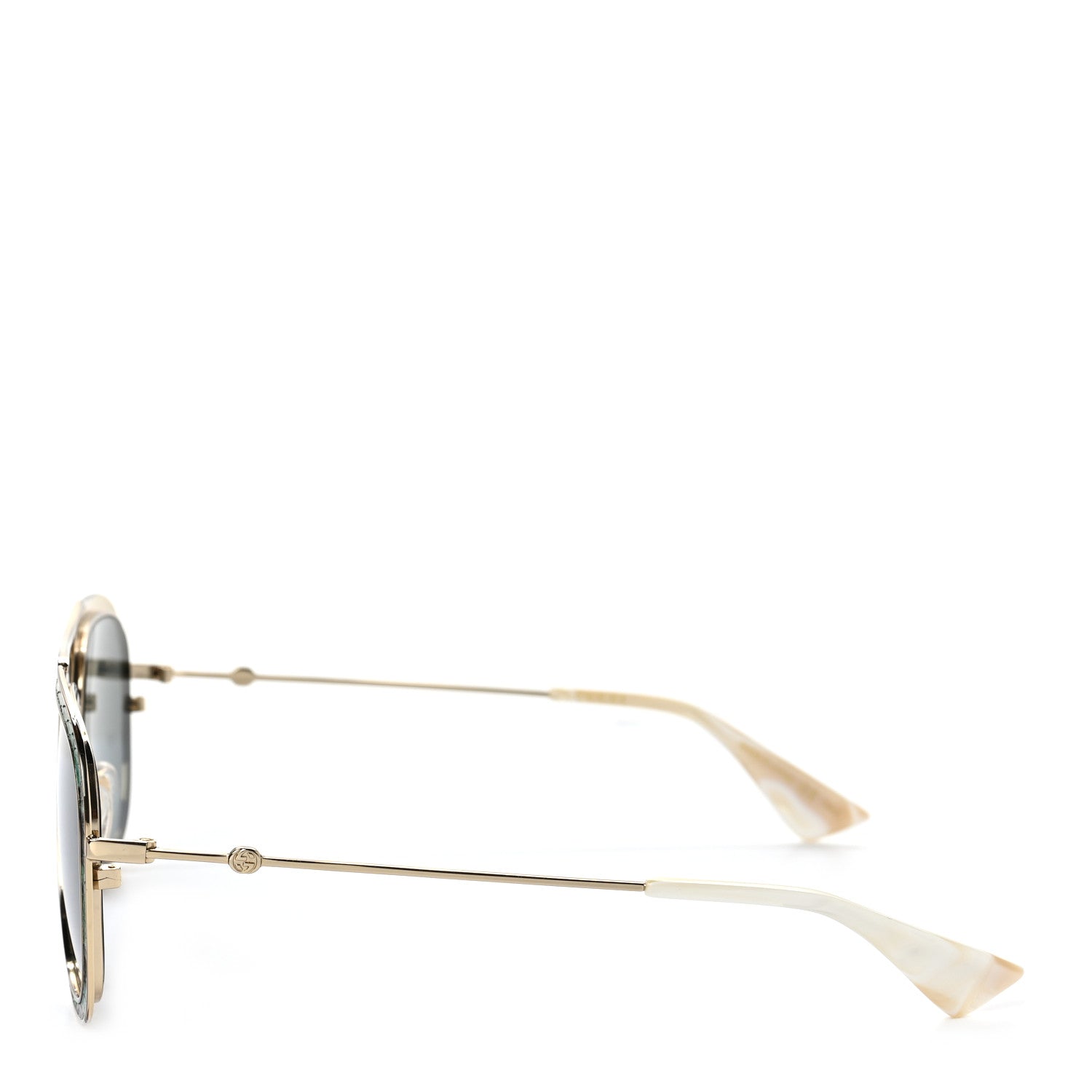 Gucci Snakeskin Print Metal Aviator Sunglasses GG0062S Multicolor 3 of 8