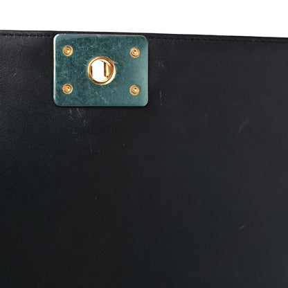 Chanel Calfskin Quilted New Medium Boy Flap Black 12 of 15