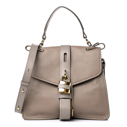 Chloe Grained Calfskin Medium Aby Day Shoulder Bag Motty Grey 1 of 11
