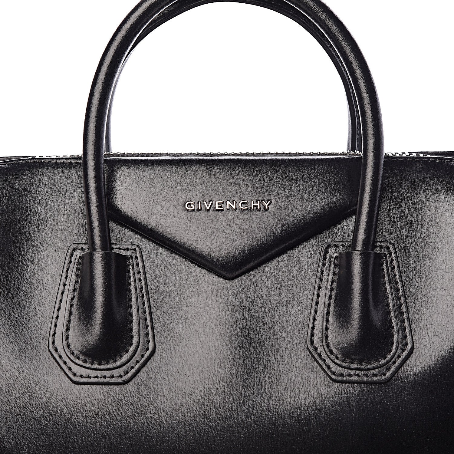 Givenchy Shiny Lord Calfskin Medium Antigona Black 8 of 10
