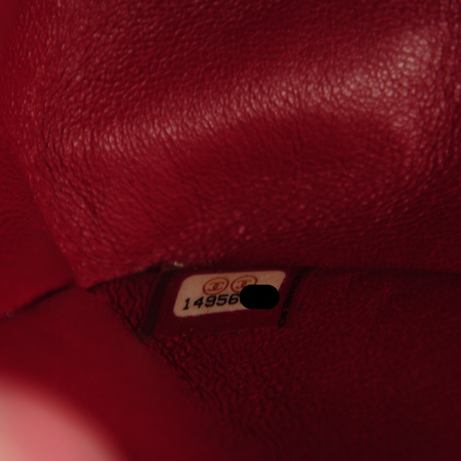 Chanel Caviar Quilted Jumbo Double Flap Red 7 of 9