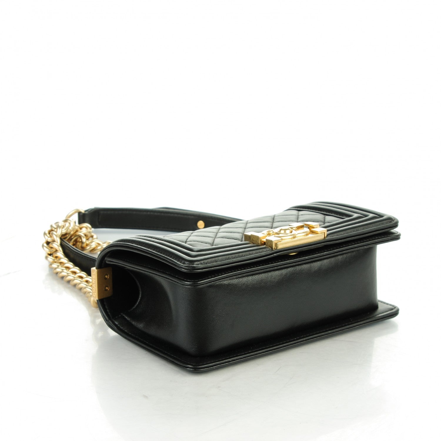 Chanel Lambskin Quilted Small Boy Flap Black 7 of 13