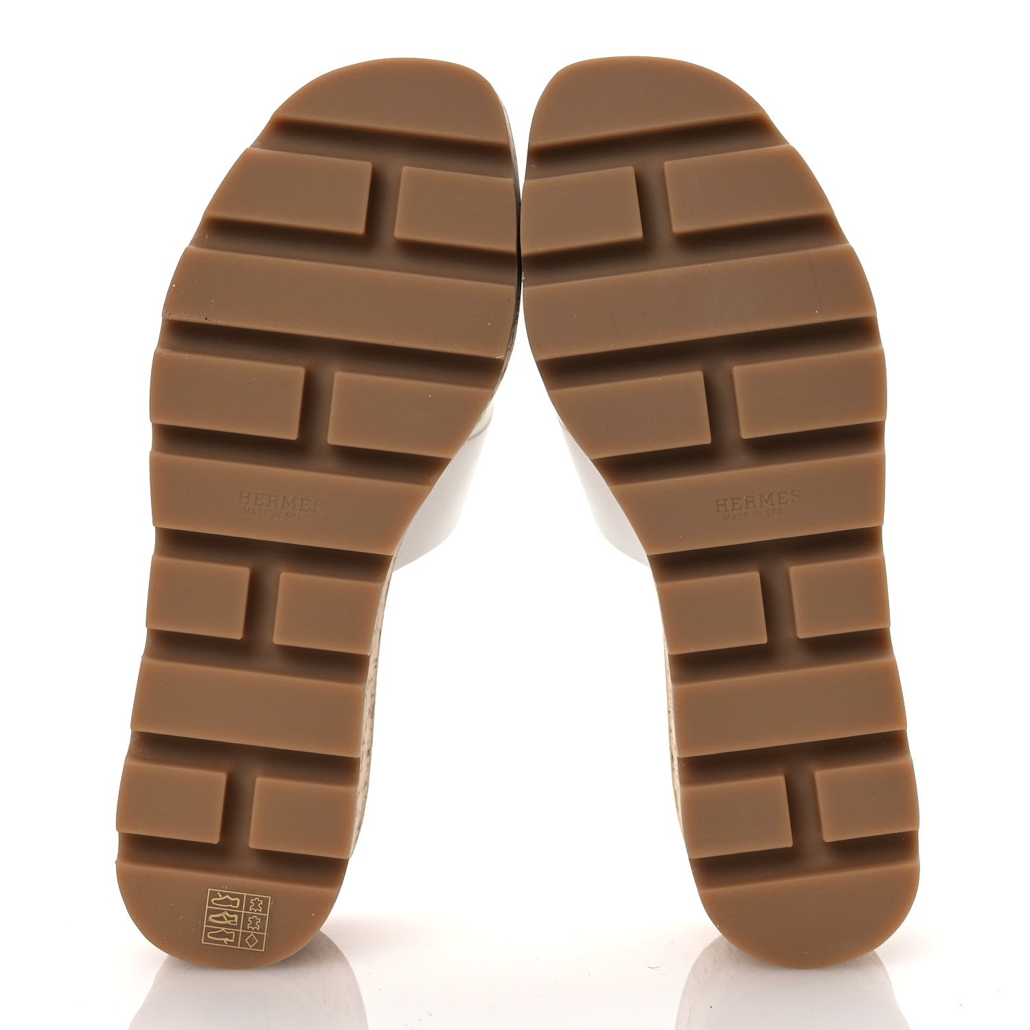 Hermes Calfskin Cork Eze 30 Sandals 36 White 7 of 10