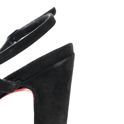 Christian Louboutin Suede Crystal Vegastrassima Alta 160 Pumps 38 Black 17 of 18