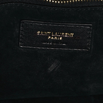 Saint Laurent Smooth Calfskin Le 5 A 7 Hobo Black 6 of 10