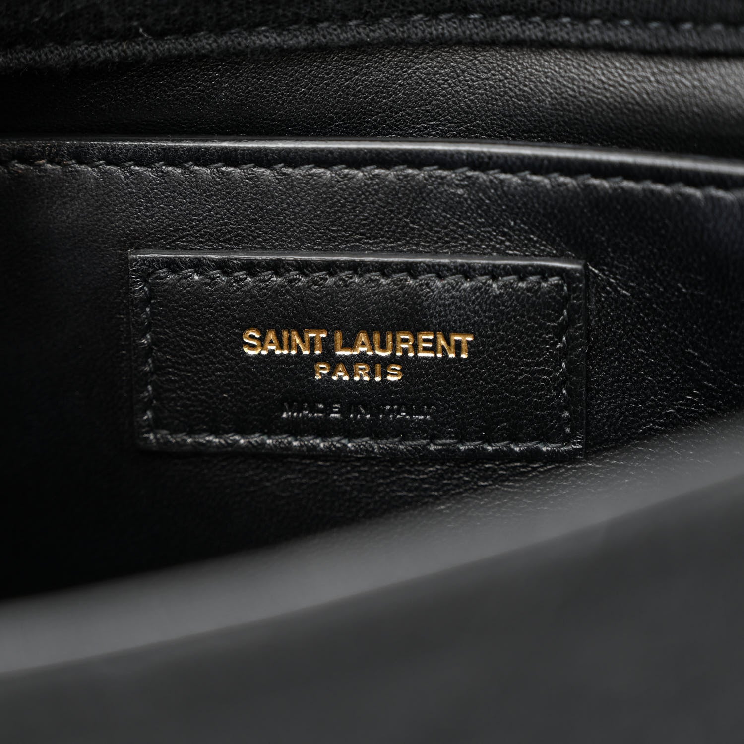 Saint Laurent Jersey Wool Patchwork Monogram Medium Jamie Black 6 of 11
