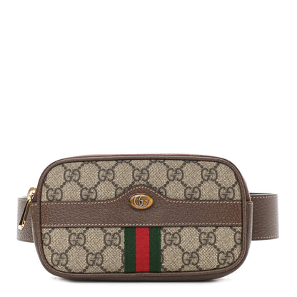 Gucci GG Supreme Monogram Ophidia Belted iPhone Case 75 30 Dark Brown 1 of 11