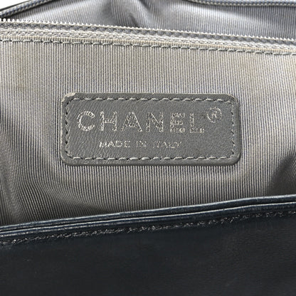 Chanel Lambskin Quilted Large Boy Flap Black 6 of 10